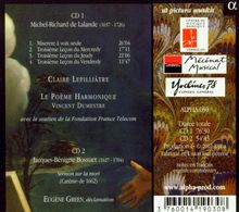 Michel Richard Delalande (1657-1726): 3 Lecons de Tenebres, 2 CDs