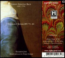 Johann Sebastian Bach (1685-1750): Inventionen &amp; Sinfonias BWV 772-801, CD