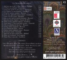 La Semiane Mystique, CD