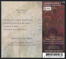 Josef Klicka (1855-1937): Orgelwerke, CD