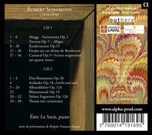Robert Schumann (1810-1856): Klavierwerke &amp; klavierbegleitete Kammermusik Vol.11, 2 CDs