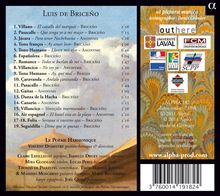 Luis de Briceno (fl. 1610-1630): El Fenix de Paris - Vokal- &amp; Instrumentalmusik, CD