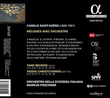 Camille Saint-Saens (1835-1921): Orchesterlieder, CD
