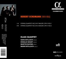 Robert Schumann (1810-1856): Streichquartette Nr.2 &amp; 3, CD