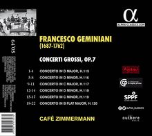 Francesco Geminiani (1687-1762): Concerti grossi op.7 Nr.1-6, CD