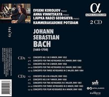 Johann Sebastian Bach (1685-1750): Klavierkonzerte BWV 1052,1055,1056,1058,1060-1065, 2 CDs