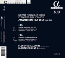 Johann Sebastian Bach (1685-1750): Sonaten für Violine &amp; Cembalo BWV 1014-1019, 2 CDs