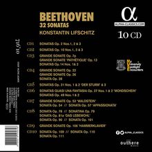 Ludwig van Beethoven (1770-1827): Klaviersonaten Nr.1-32, 10 CDs