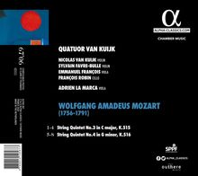 Wolfgang Amadeus Mozart (1756-1791): Streichquintette Nr.3 &amp; 4, CD