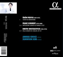 Amihai Grosz &amp; Sunwook Kim - Schubert / Schostakowitsch / Partos, CD