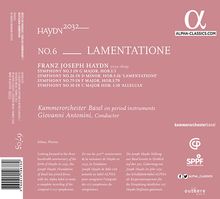 Joseph Haydn (1732-1809): Haydn-Symphonien-Edition 2032 Vol.6 - Lamentatione, CD
