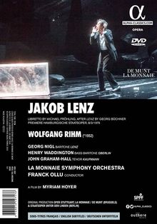 Wolfgang Rihm (1952-2024): Jakob Lenz, DVD