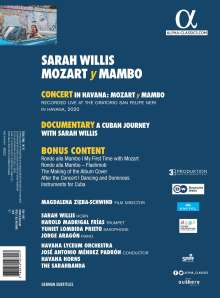 Sarah Willis - Mozart y Mambo (Live aus dem Oratorio San Felipe Neri Havana), 1 Blu-ray Disc und 1 DVD