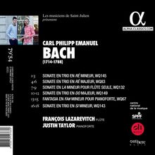 Carl Philipp Emanuel Bach (1714-1788): Flötensonaten Wq.83,143,145,149, CD
