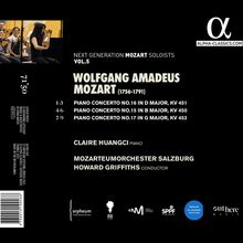 Wolfgang Amadeus Mozart (1756-1791): Klavierkonzerte Nr.15-17, CD