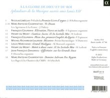 A La Gloire De Dieu Et Du Roi - Splendeurs de la Musique sacre sous Louis XIV, CD
