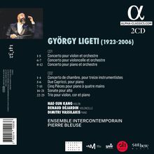 György Ligeti (1923-2006): Konzerte,Klavierwerke,Kammermusik, 2 CDs