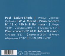 Wolfgang Amadeus Mozart (1756-1791): Klavierkonzerte Nr.15 &amp; 20, CD