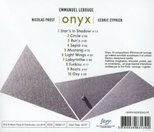 Emmanuel Lerouge (2. Hälfte 20. Jahrhundert): Kammermusik "Onyx", CD