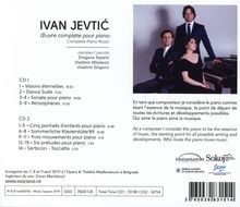 Ivan Jevtic (geb. 1947): Sämtliche Klavierwerke, 2 CDs