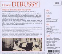 Claude Debussy (1862-1918): Das Klavierwerk, 4 CDs