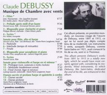 Claude Debussy (1862-1918): Kammermusik mit Bläsern, CD