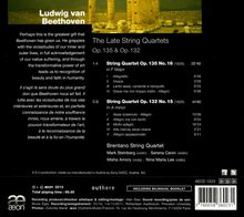 Ludwig van Beethoven (1770-1827): Streichquartette Nr.15 &amp; 16, CD