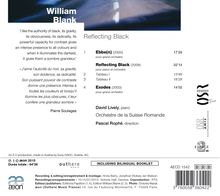 William Blank (geb. 1957): Reflecting Black für Klavier &amp; Orchester, CD