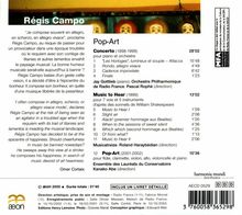 Regis Campo (geb. 1968): Klavierkonzert (1998/1999), CD