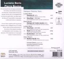Luciano Berio (1925-2003): Kammermusik mit Saxophon, CD