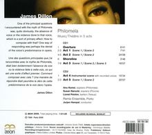 James Dillon (geb. 1950): Philomena (Musiktheater in 5 Akten), 2 CDs