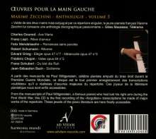 Klavierwerke für die linke Hand "Oeuvres Pour la Main Gauche" - Anthologie Vol.5, CD
