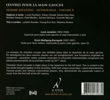 Klavierwerke für die linke Hand "Oeuvres Pour la Main Gauche" - Anthologie Vol.8, CD