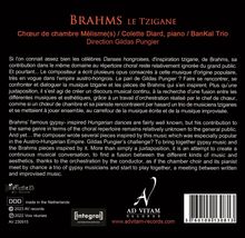 Johannes Brahms (1833-1897): Chorwerke - "Brahms Le Tzigane", CD