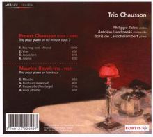 Ernest Chausson (1855-1899): Klaviertrio op.3, CD