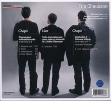 Frederic Chopin (1810-1849): Klaviertrio op.8, CD