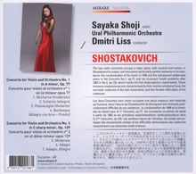 Dmitri Schostakowitsch (1906-1975): Violinkonzerte Nr.1 &amp; 2, CD