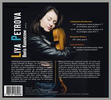 Liya Petrova - Beethoven / Britten / Barber, CD