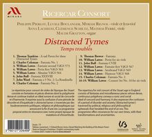 Ricercar Consort - Distracted Tymes (Musik für Gamben-Consort), CD