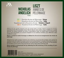 Franz Liszt (1811-1886): Annees de Pelerinage (Ges.-Aufn.), 3 CDs