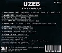 Uzeb: Fast Emotion, CD