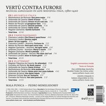 Ensemble Mala Punica - Vertu contra furore, 3 CDs