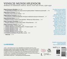 Venecie Mundi Splendor - Marvels of Medieval Venice, CD