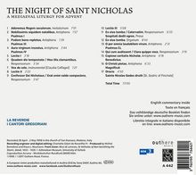 The Night of Saint Nicholas - A Mediaeval Liturgy for Father Christmas, CD