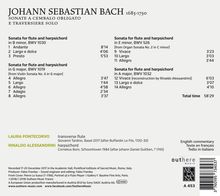 Johann Sebastian Bach (1685-1750): Flötensonaten BWV 526,1019,1030,1032, CD