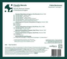 Claudio Merulo (1533-1604): Toccate, Ricercari, Canzoni d'Intavolatura d'Organo, CD