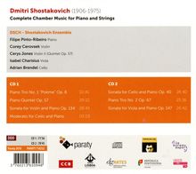 Dmitri Schostakowitsch (1906-1975): Kammermusik, 2 CDs