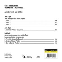 Anne de Fornel &amp; Jay Gottlieb - Cage meets Satie, CD