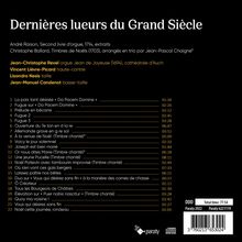 Andre Raison (1640-1719): Livre II d'Orgue 1714 (Auszüge), CD