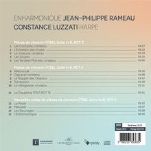Jean Philippe Rameau (1683-1764): Pieces De Clavecin (1724) (arr. für Harfe), CD